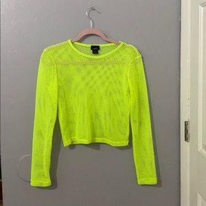 Size M Neon Mesh Longsleeve